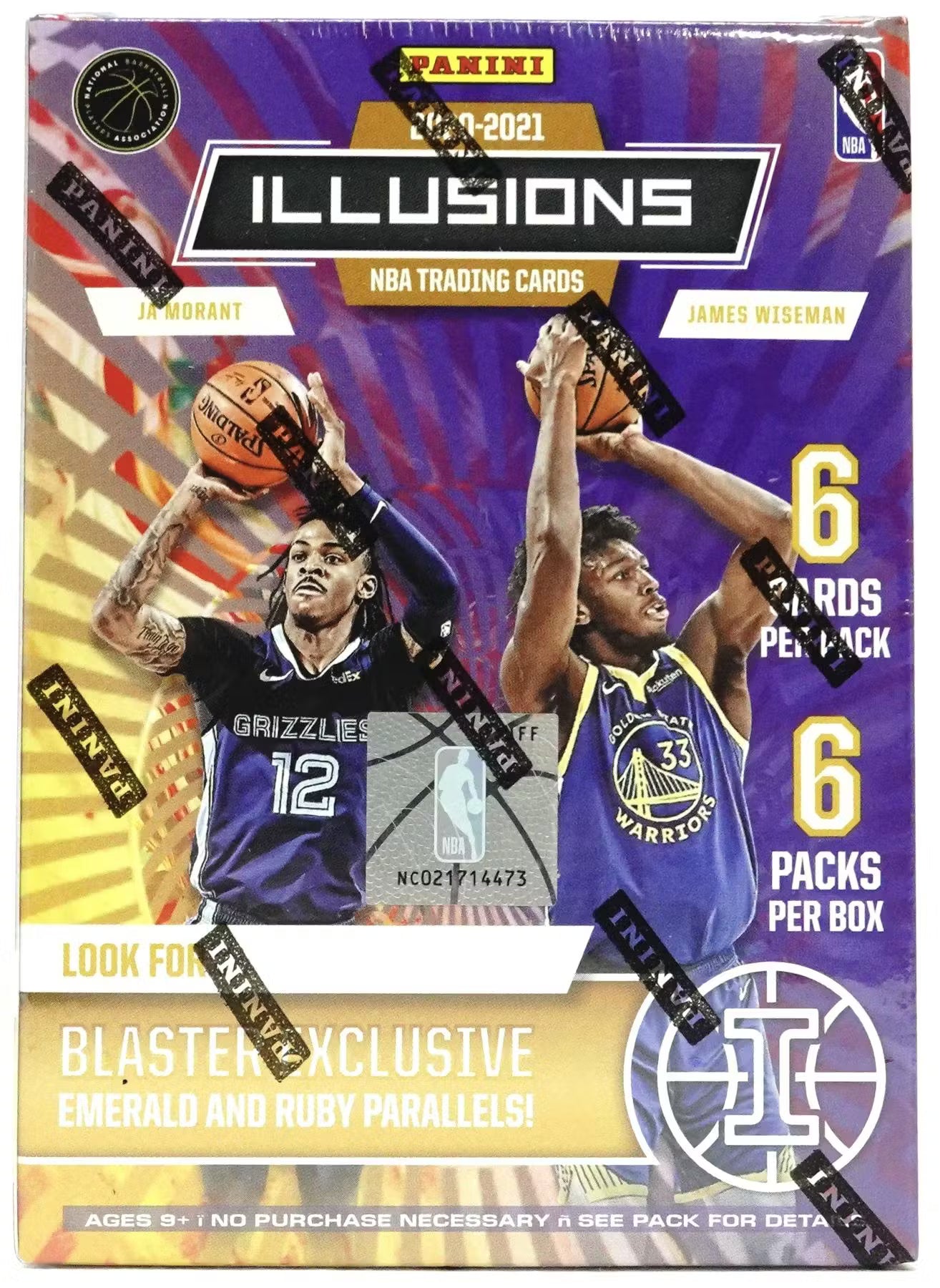 s680129065388134146_p1260_i2_w1314 2020-21 Panini Illusions Basketball Blaster Box - Image 1