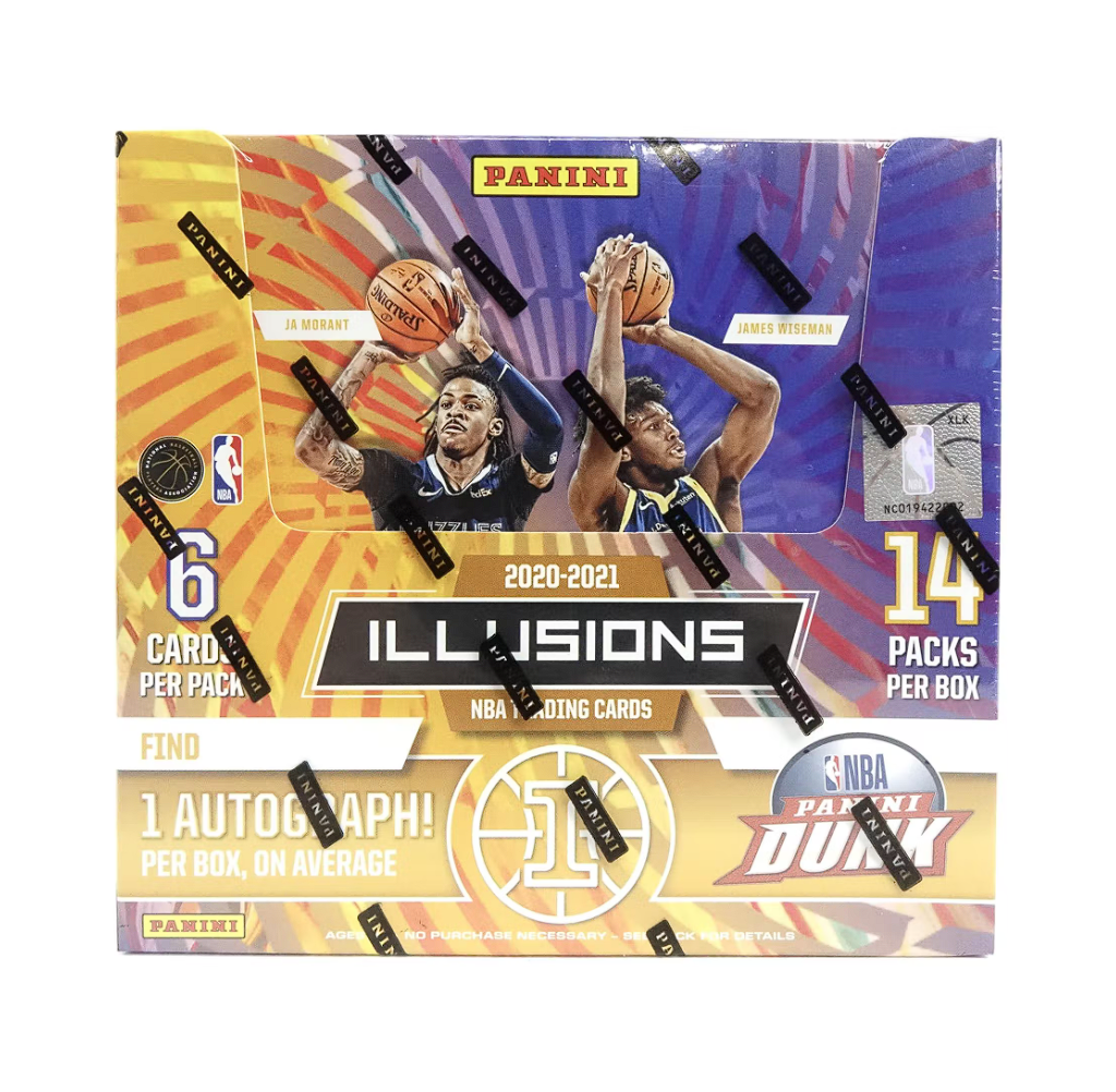 s680129065388134146_p1263_i2_w1024 2020/21 Panini Illusions Basketball Hobby Box - Image 1