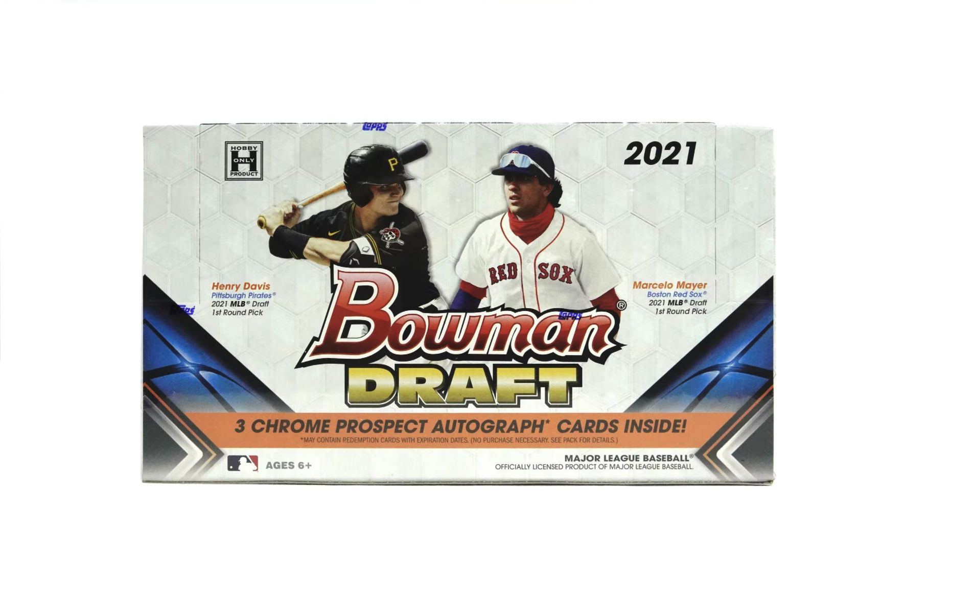 s680129065388134146_p1296_i3_w1906 2021 Bowman Draft HTA Hobby 8 Box Case - Image 1