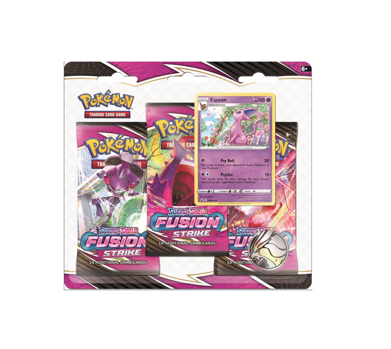 s680129065388134146_p1319_i2_w1334 2021 Pokémon Sword Shield Fusion Strike 3 Pack Blaster - Image 1