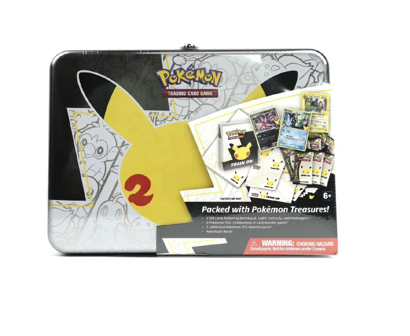 s680129065388134146_p1321_i2_w1306 2021 Pokémon Celebrations Collectors Chest 25 Anniversary Lunchbox - Image 1