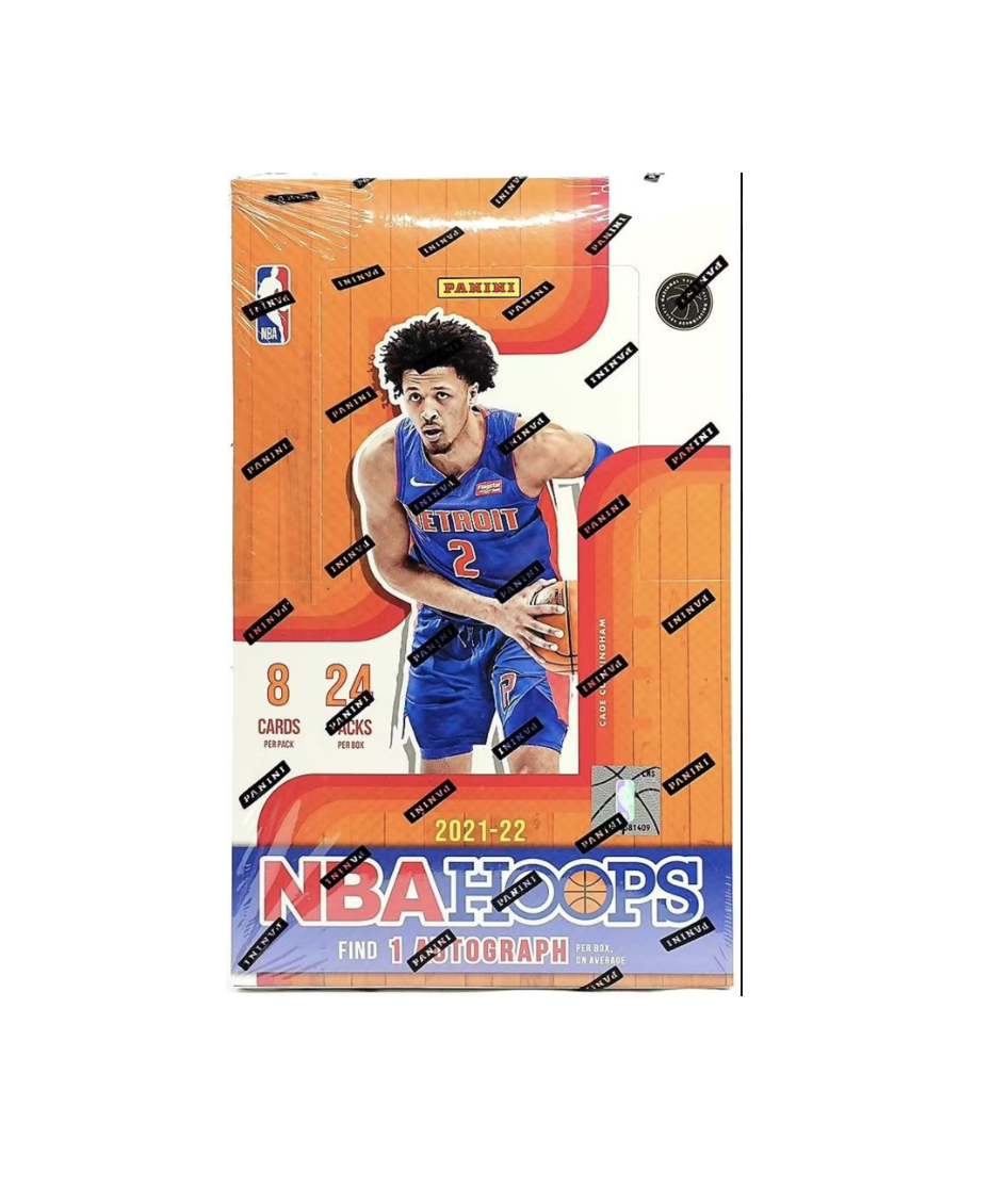 s680129065388134146_p1329_i2_w946 2021/22 Panini NBA Hoops Basketball Hobby 20 Box Case - Image 1
