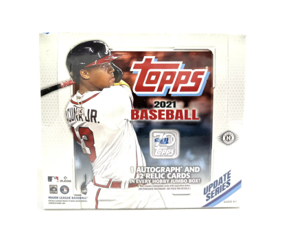 2021 Topps Baseball Update Series Jumbo 6 Box Case