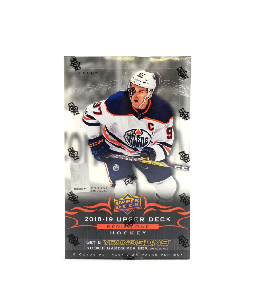 s680129065388134146_p1344_i2_w852 2018/19 Upper Deck Hockey Series 1 Hobby Box - Image 1