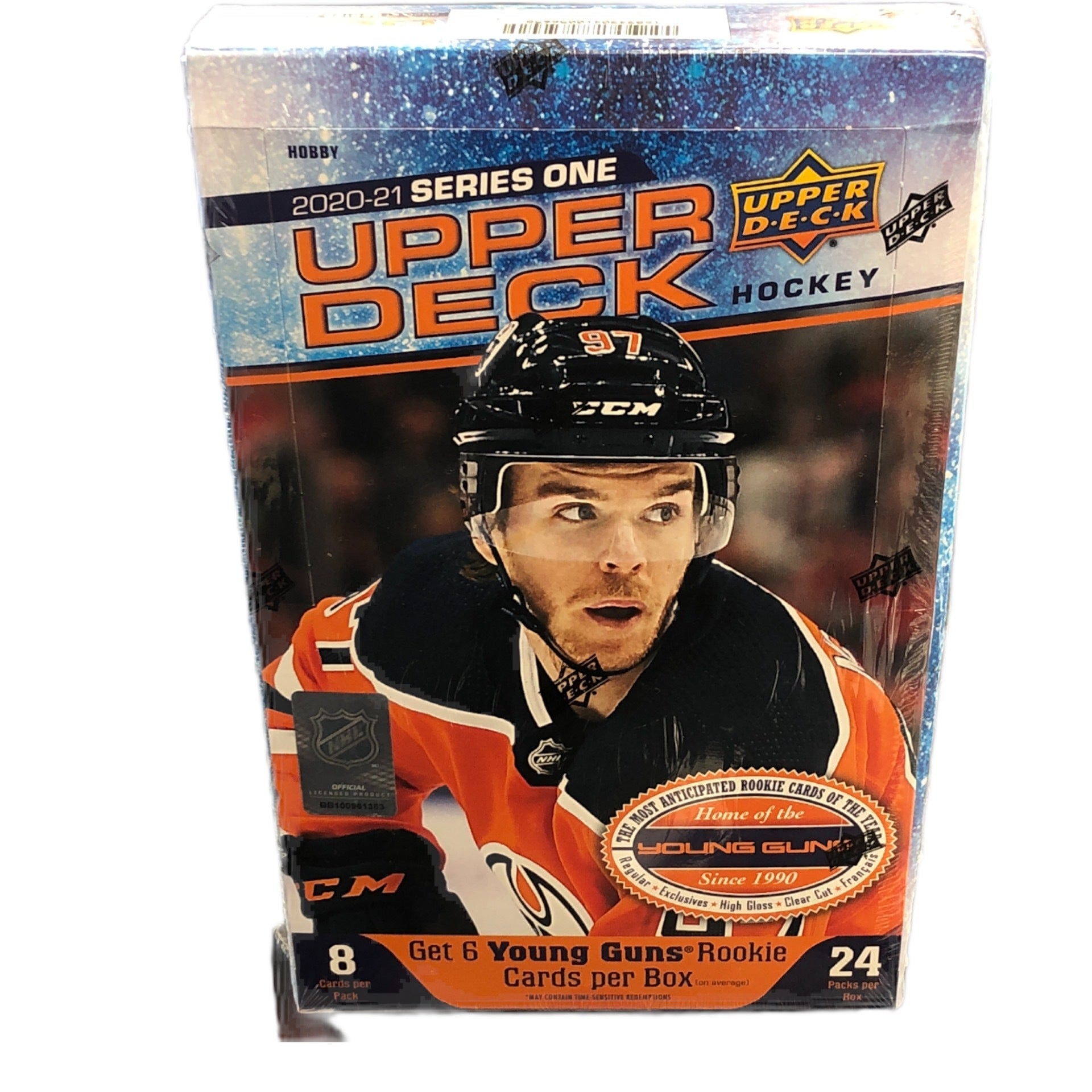 s680129065388134146_p1397_i1_w1920 2020/21 Upper Deck Series 1 Hockey Hobby Box - Image 1