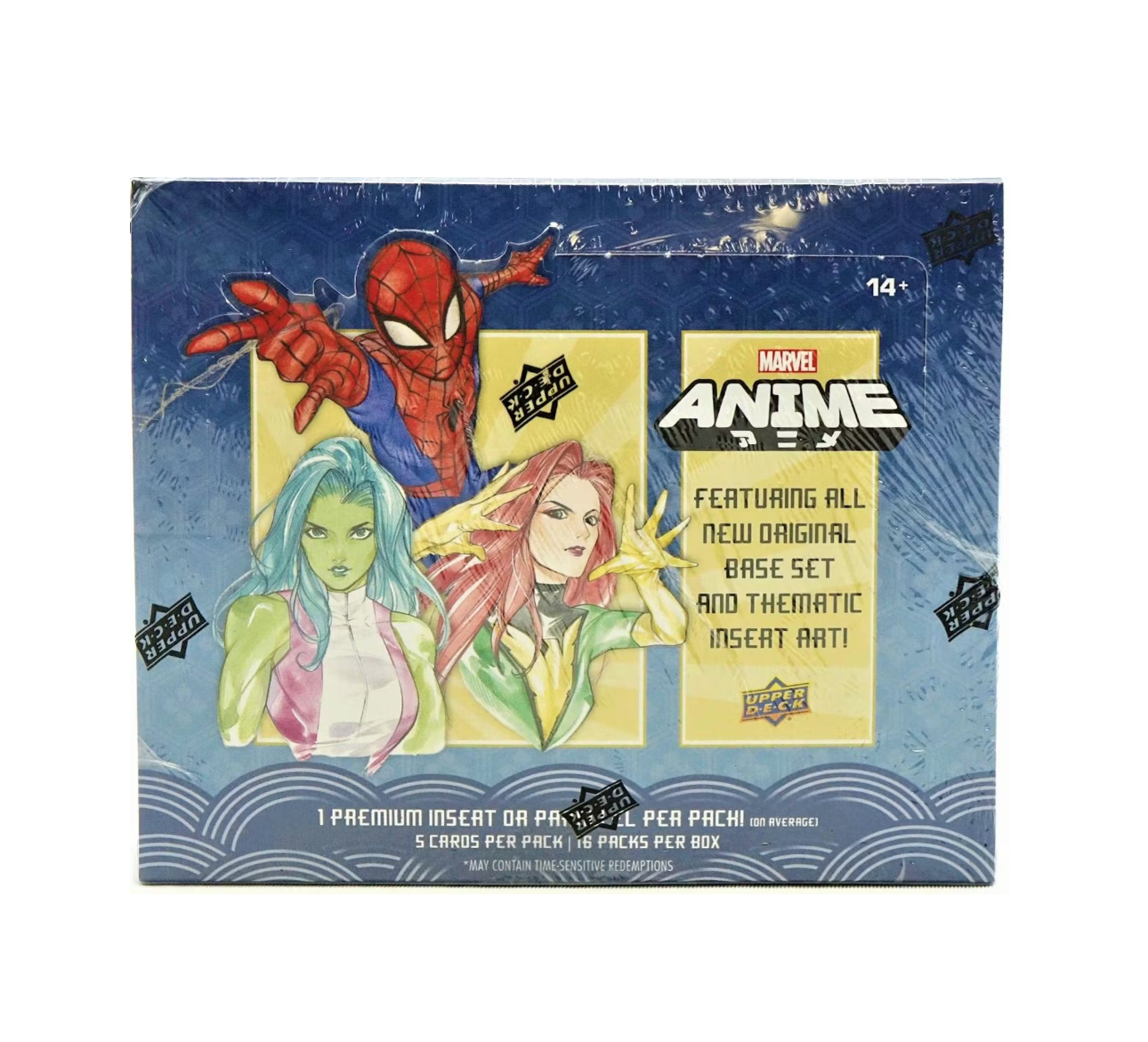 s680129065388134146_p1409_i2_w1290 2020 Upper Deck Marvel Anime Trading Cards Hobby Box - Image 1
