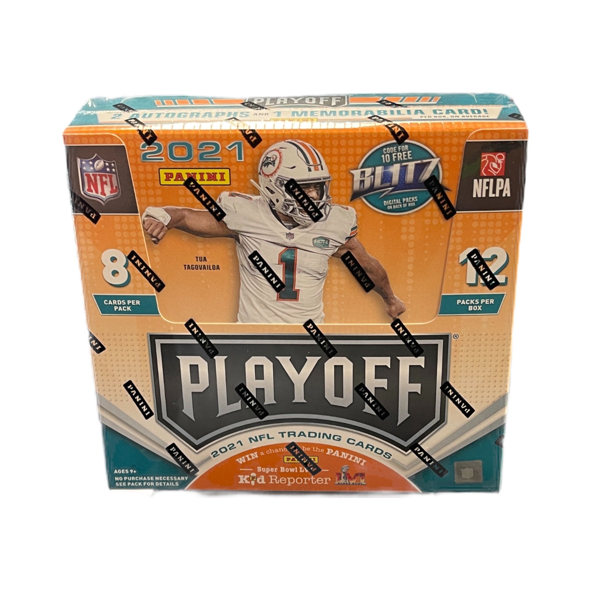 s680129065388134146_p1410_i1_w1920 2021 Panini Playoff Football Hobby Box - Image 1