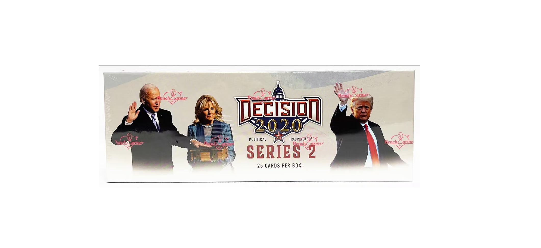s680129065388134146_p1415_i3_w2122 2020 Decisions Series 2 Political Trading Cards 8 Box Case - Image 1