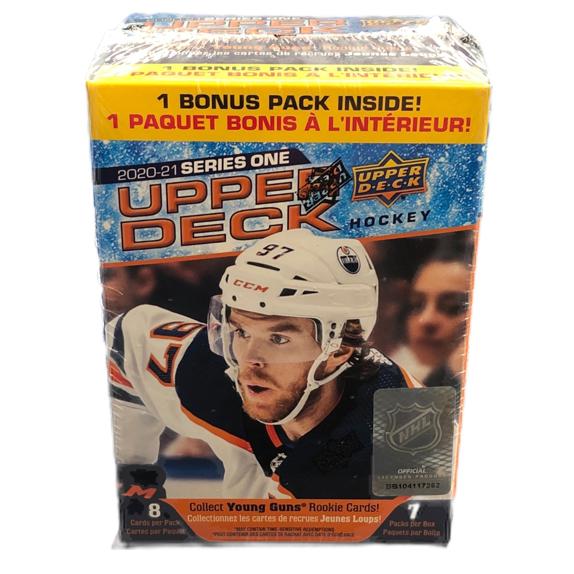 s680129065388134146_p1419_i1_w1920 2020/21 Upper Deck Series 1 Hockey Blaster Box - Image 1