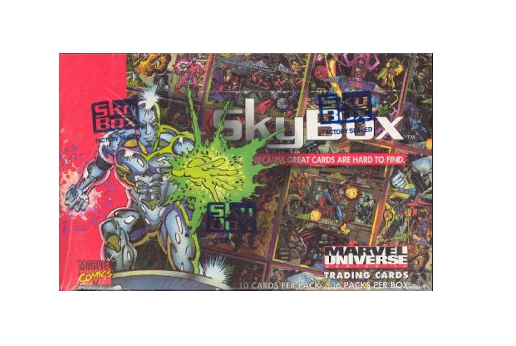 s680129065388134146_p1517_i2_w1782 1993 SkyBox Marvel Universe Series 4 Hobby Box - Image 1