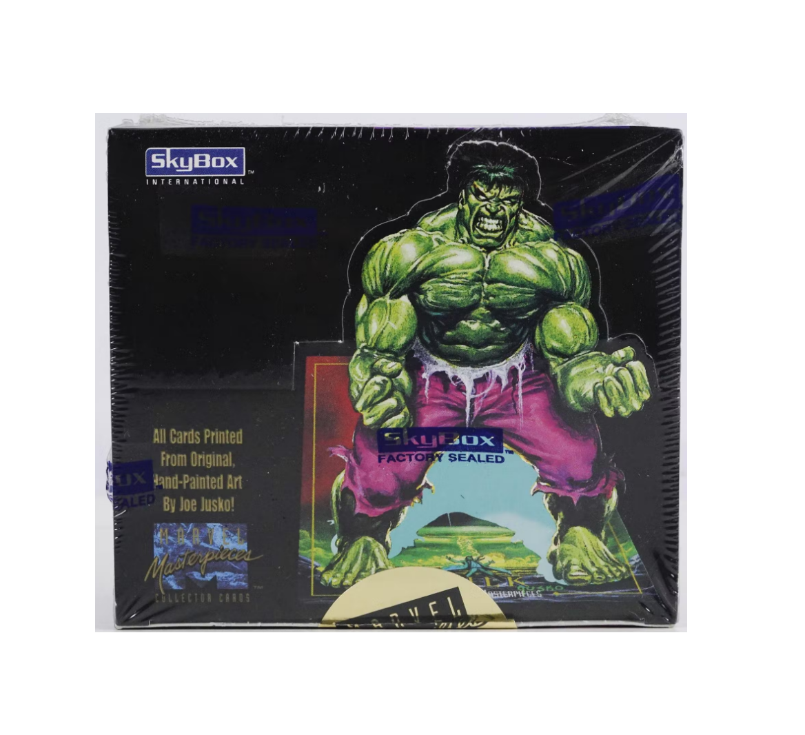 s680129065388134146_p1522_i2_w1168 1992 Skybox Marvel Masterpieces Hobby Box - Image 1