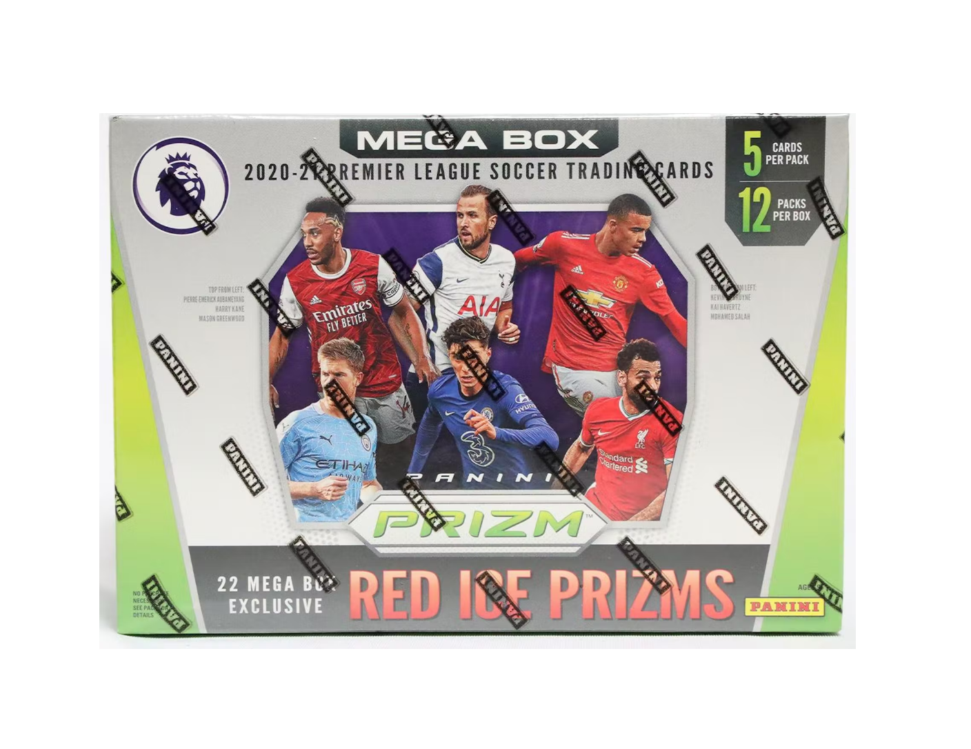 s680129065388134146_p1540_i2_w1408 2020/21 Panini Prizm EPL Soccer Mega Box (Red Ice) - Image 1