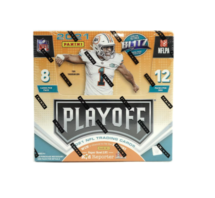 2021 Playoff Football 20 Hobby Box Sealed Case