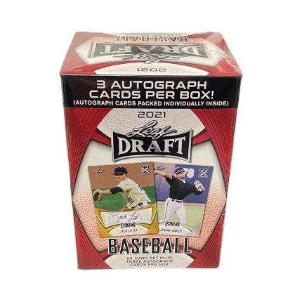 2021 Leaf Draft Baseball Blaster Box
