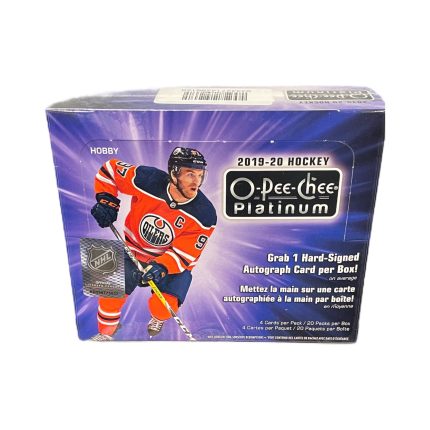 2019/20 Upper Deck O Pee Chee Platinum Hobby Box