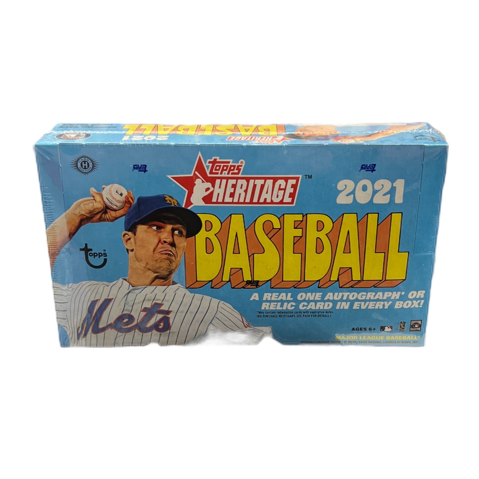 s680129065388134146_p1599_i1_w1920 2021 Topps Heritage Baseball Hobby Box - Image 1