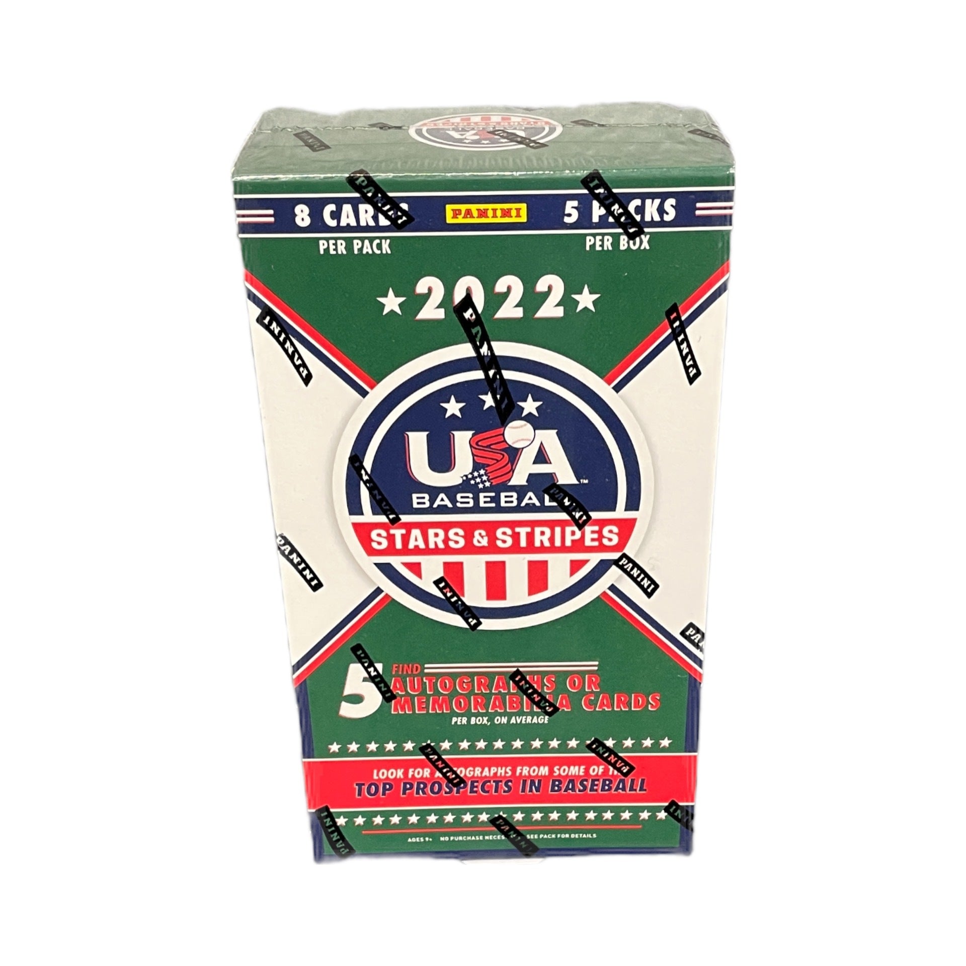 s680129065388134146_p1629_i1_w1920 2022 Panini USA Baseball Stars & Stripes Hobby Box - Image 1