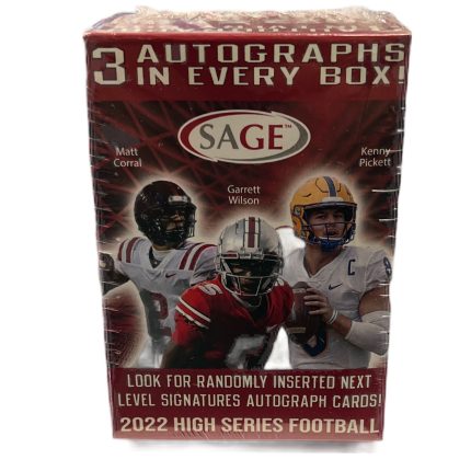2022 Sage High Series Football Blaster Box