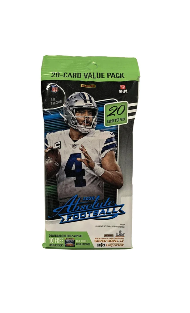 s680129065388134146_p1720_i2_w618 2020 Panini Absolute Football Cello Pack - Image 1