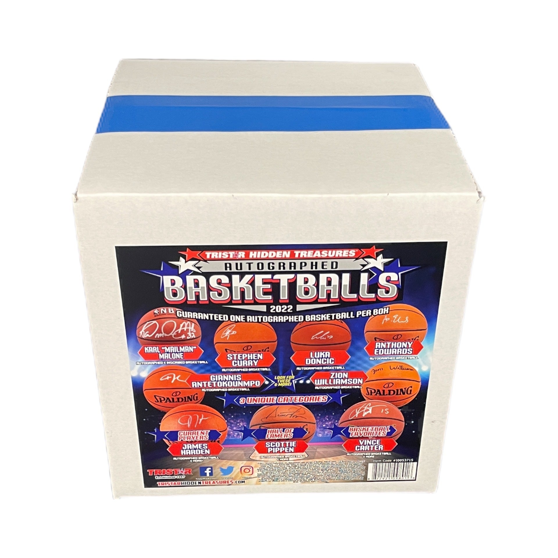 s680129065388134146_p1722_i1_w1920 2022 TRISTAR Hidden Treasures Autographed Basketballs - Image 1