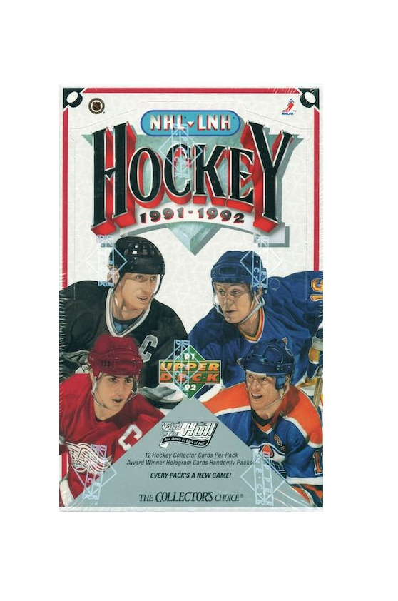 s680129065388134146_p179_i4_w558 1991/92 Upper Deck Hockey Low Number Wax Box - Image 1