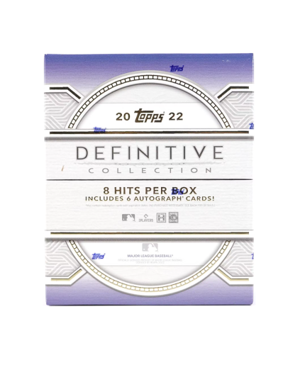 2022 Topps Definitive Baseball 3 Box Case