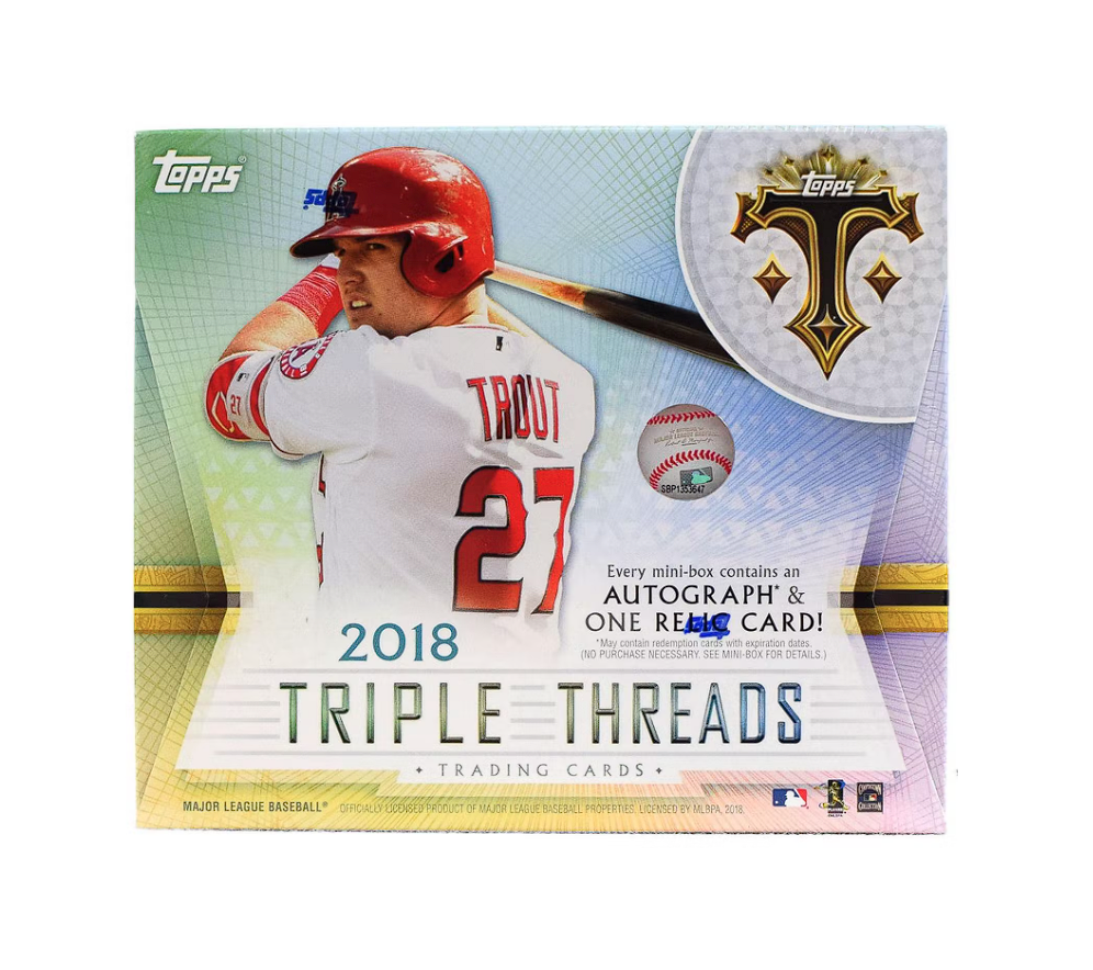 s680129065388134146_p1879_i2_w996 2018 Topps Triple Threads Baseball Hobby Box - Image 1