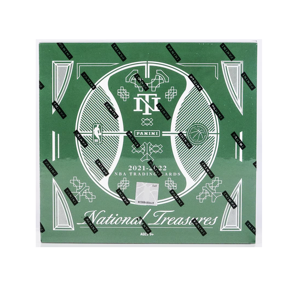 s680129065388134146_p1888_i2_w1058 2021/22 Panini National Treasures Basketball Hobby Box - Image 1