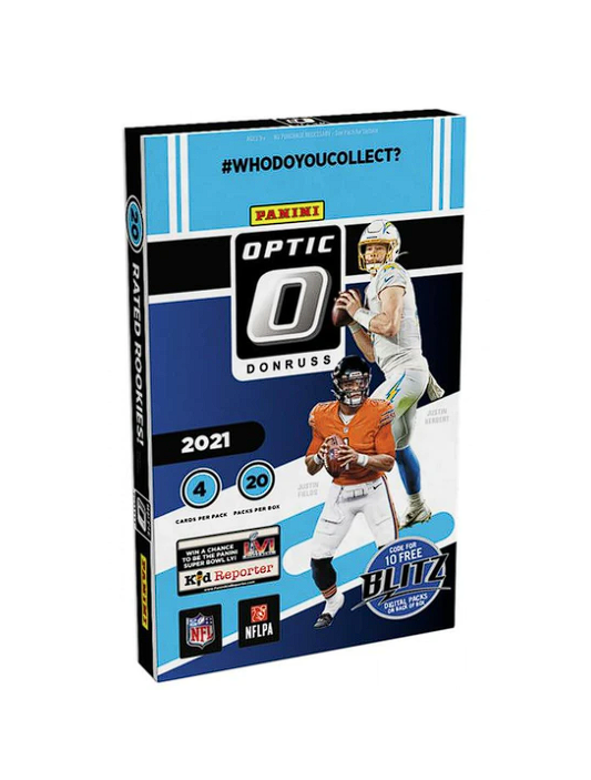 s680129065388134146_p1897_i2_w533 2021 Donruss Optic Football Hobby Box - Image 1