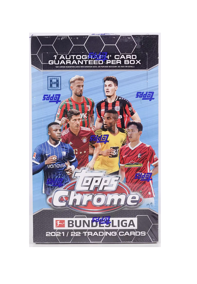 s680129065388134146_p1937_i2_w690 2021/22 Topps Chrome Bundesliga Hobby 12 Box Case - Image 1