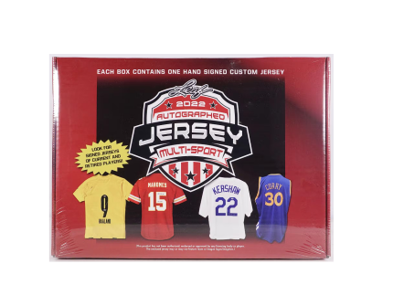 2022 Leaf Multi Sport Signed Jersey Box