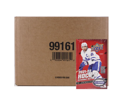 2021-22 Upper Deck Extended Series Hockey 12 Box Case