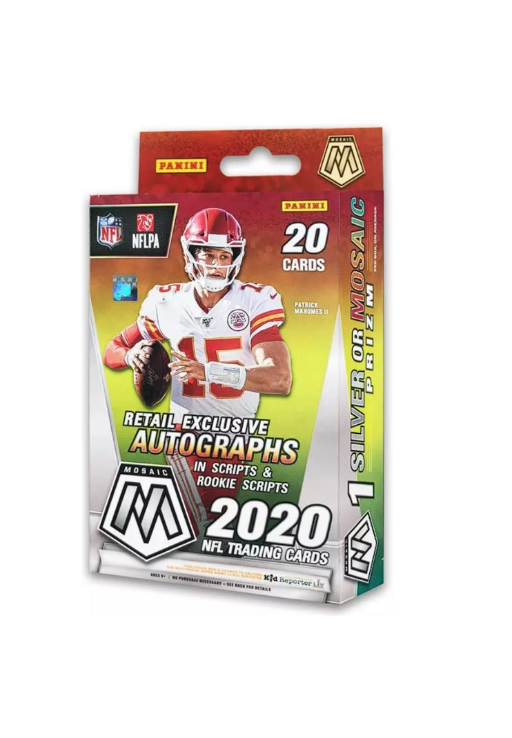 s680129065388134146_p1955_i2_w742 2020 Panini Mosaic Football Hanger Box - Image 1