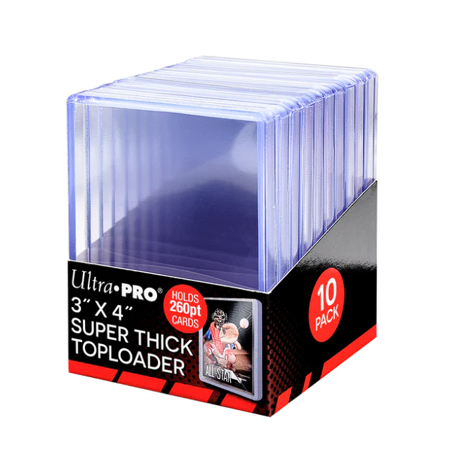 s680129065388134146_p1980_i2_w651 Ultra Pro 3x4 Super Thick 260pt Top Loaders 10ct - Image 1