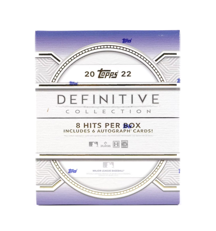 2022 Topps Definitive Baseball Hobby Box