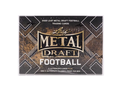 2022 Leaf Metal Draft Jumbo Football Box