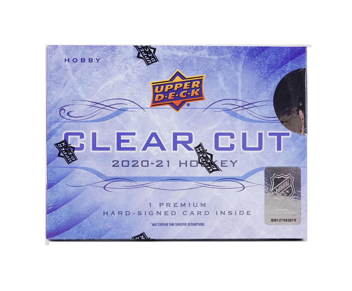 s680129065388134146_p1990_i1_w1182 2020-21 Upper Deck Hockey Clear Cut Hobby 15 Box Case - Image 1