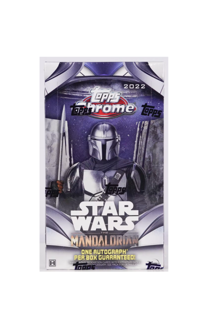 2022 Topps Chrome Star Wars Mandalorian Hobby Box