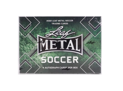 2022 Leaf Metal Soccer 10 Hobby Box Case