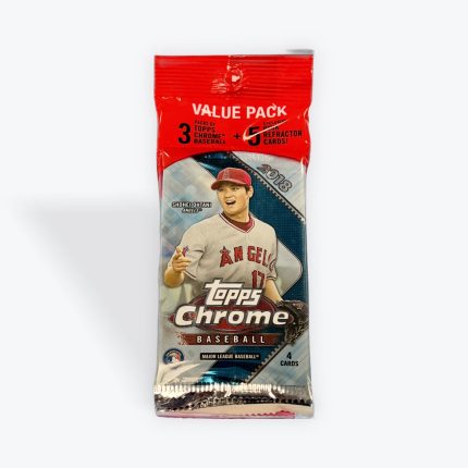 2018 Topps Chrome Baseball - cello/value packs