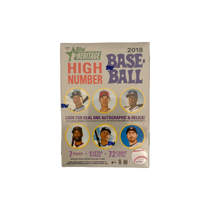 2018 Topps Heritage High Series Baseball - blaster box