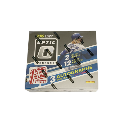 2019 Panini Donruss Optic Baseball 1st Off The Line Premium Edition Box