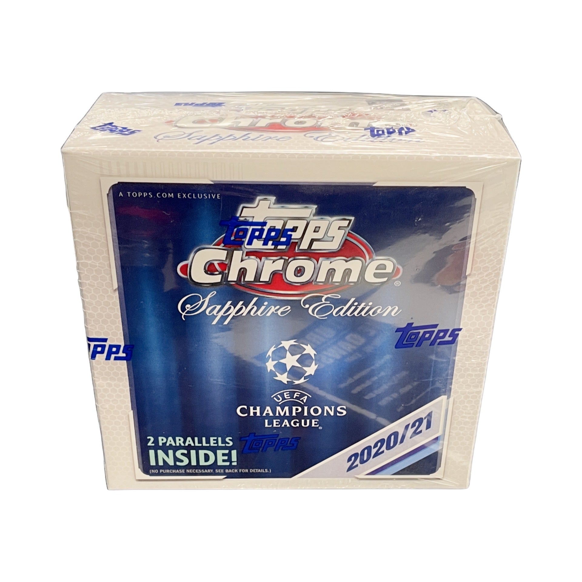 s680129065388134146_p3120_i1_w1920 2020-21 Topps Chrome UEFA Champions Leaue Soccer - Sapphire box - Image 1