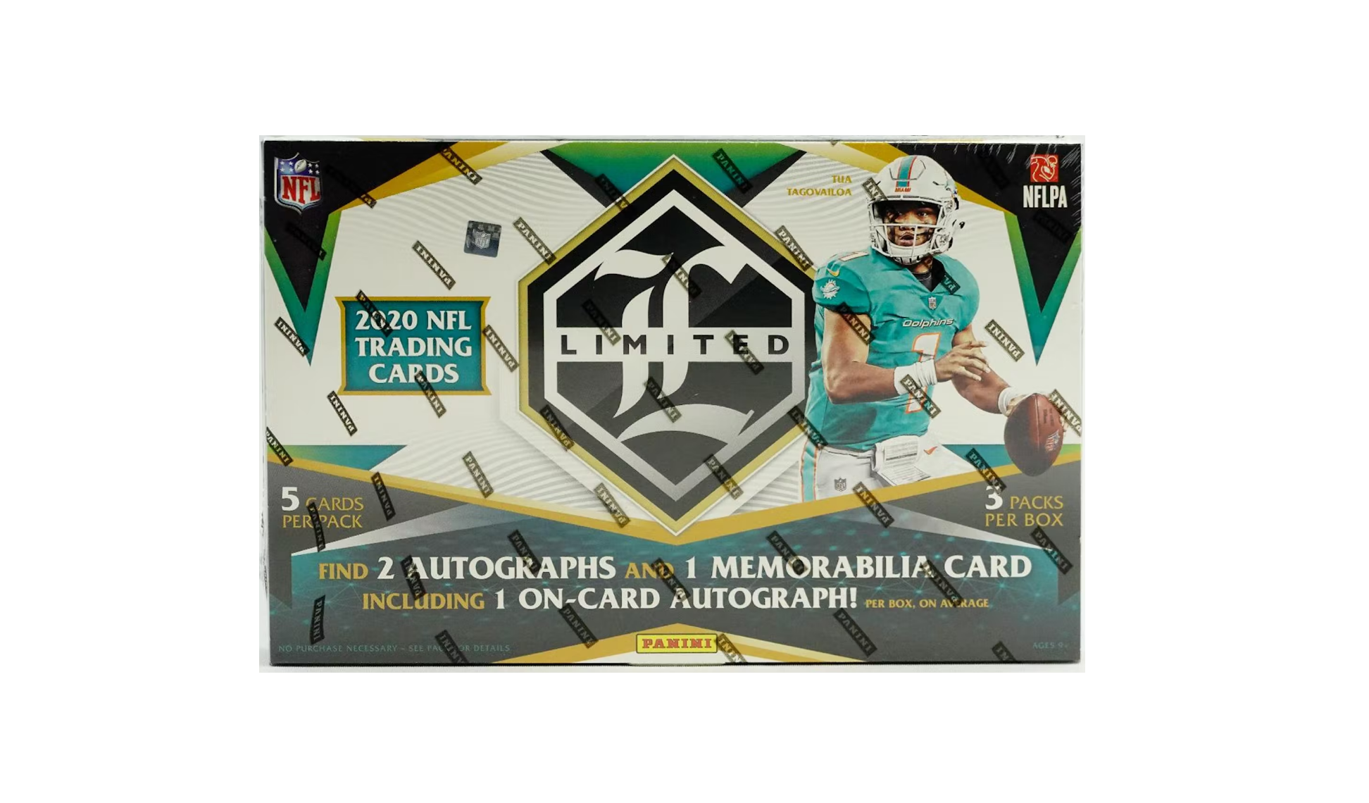s680129065388134146_p3129_i1_w1944 2020 Panini Limited Football Hobby Box - Image 1