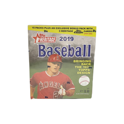 2019 Topps Heritage Baseball - Retail Mega Box
