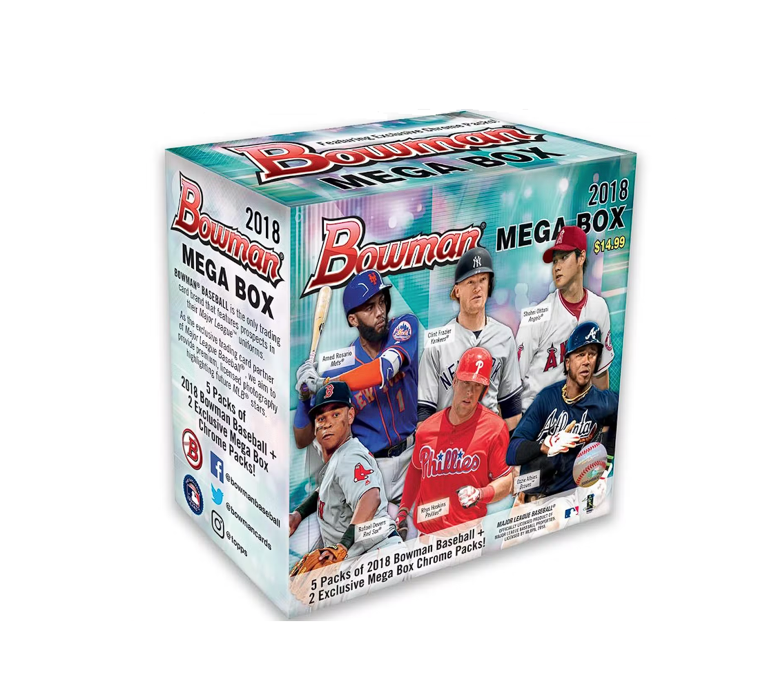 s680129065388134146_p3157_i1_w1124 2018 Bowman Baseball Mega Box - Image 1
