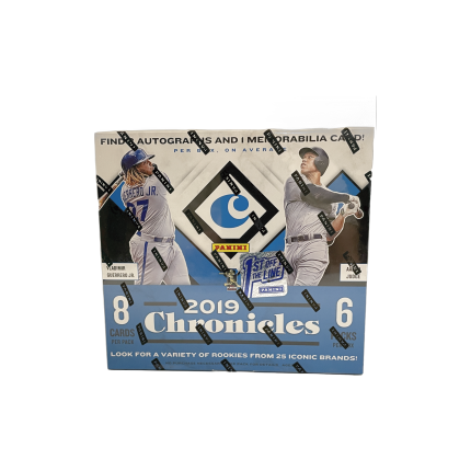 2019 Panini Chronicles Baseball 1st Off The Line Hobby Box