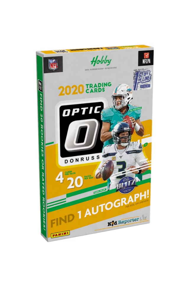 s680129065388134146_p3188_i1_w650 2020 Donruss Optic Football - 1st off the line (FOTL) hobby box - Image 1