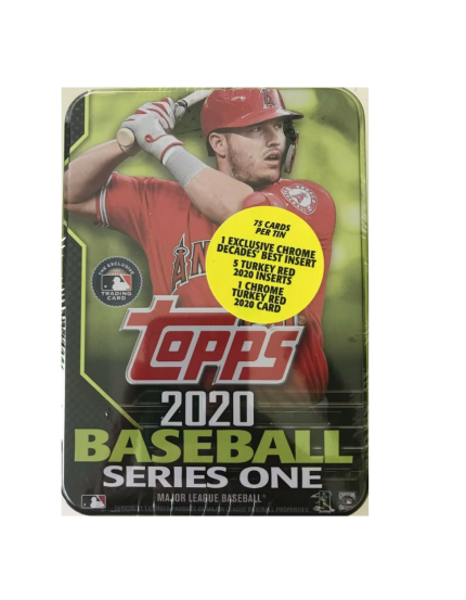 2020 Topps Series 1 Baseball - Exclusive Tin boxes