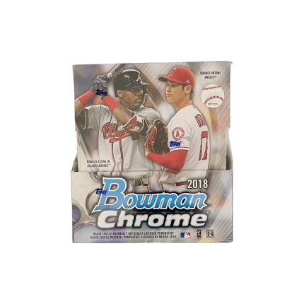 2018 Bowman Chrome Baseball - Hobby Box